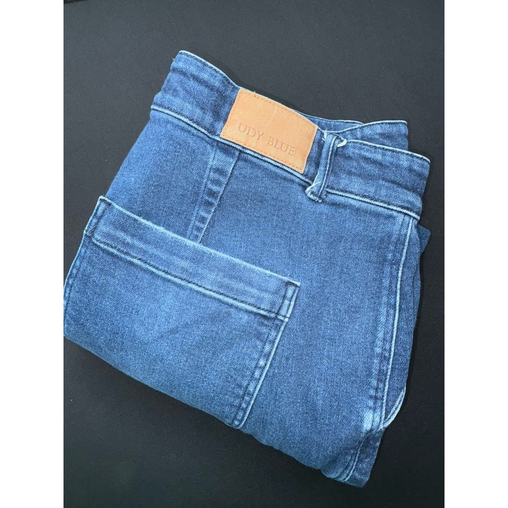 Judy Blue Jogger Jeans Women's 18W (36x29) High Rise Drawstring Stretch Denim - Picture 9 of 12